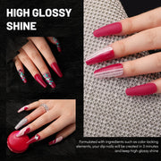 Aokitec Cherry Red Dip Powder  for Salon & Home DIY Nail Art 10g
