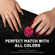Aokitec Cherry Red Dip Powder  for Salon & Home DIY Nail Art 10g