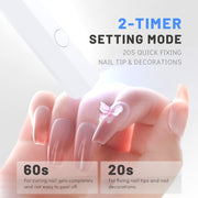 Aokitec UV Light for Nails - Handheld LED Nail Lamp Portable LED Nail Dryer