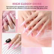 Aokitec Dip Powder Nail Kit - 4 Colors Romantic Pinky Series Set