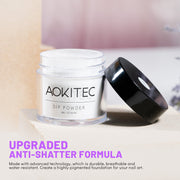 Aokitec Dip Powder Dancing Elves - Y2K Glitter Pink Color 1 Oz