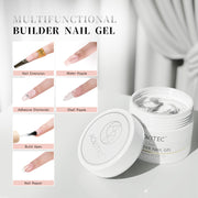 Aokitec Shimmer Pink 7-in-1 Builder Nail Gel 60g Nail Strengthener & Extension Gel