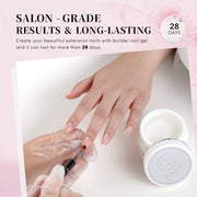 Aokitec Shimmer Pink 7-in-1 Builder Nail Gel 60g Nail Strengthener & Extension Gel