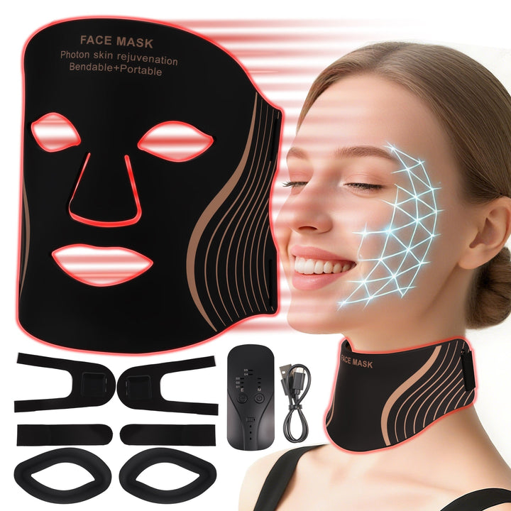 AOKITEC 7-Color LED Face & Neck Mask | Anti-Aging Therapy