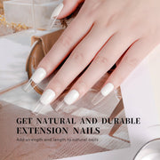 Aokitec Ice White Glitter 7-in-1 Builder Nail Gel All-In-One Nail Extension & Strengthener 60g