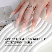 Aokitec 60g Ruby Red Glitter 7-in-1 Builder Nail Gel All-In-One Nail Extension & Strengthener
