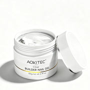 Aokitec 60g Clear Builder Nail Gel, Nail Extension Repair Strengthener 7-in-1 Hard Gel