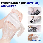 Aokitec Hand Mask, Moisturizing & Hydrating Hand Gloves, Hand Treatment for Dry Cracked Hands - 5 pairs