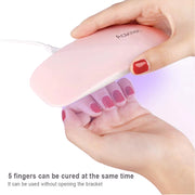 Mini UV LED Nail Lamp Portable Pocket Size Dryer for Gel Nails