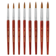 REDDISH BROWN WOODEN KOLINSKY BRUSH