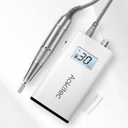 Aokitec 30000 RPM Portable Electric Nail Drill Kit - Rechargeable, Low Noise Efile for Acrylic Nails, Gel Nails, and Pedicure