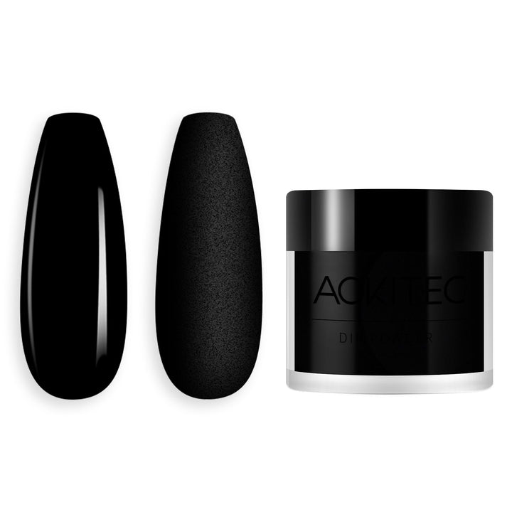 PLAIN BLACK-DIP POWDER 1 Oz