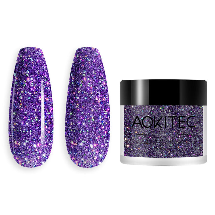 GLITTER PURPLE-DIP POWDER 1OZ