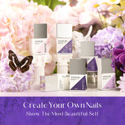 VIOLET CUBE-GEL POLISH SET 6x8ML