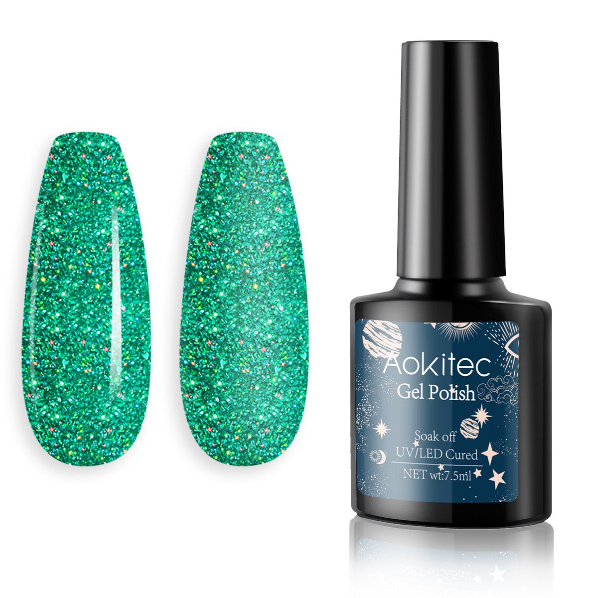 SINGLE GLITTER GEL POLISH 7.5ML