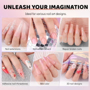 Pink Poly Nail Gel 60g/2OZ Builder Gel for Nail Extension & Strengthen