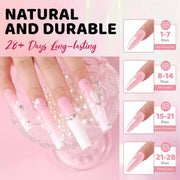 Pink Poly Nail Gel 60g/2OZ Builder Gel for Nail Extension & Strengthen