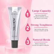 White Poly Nail Gel 60g/2OZ Builder Gel for Nail Extension & Strengthen