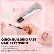 Light Pink Poly Nail Gel 60g/2OZ Builder Gel for Nail Extension & Strengthen