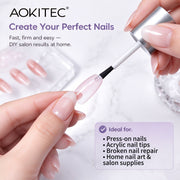 Aokitec Nail Glue | Strong Adhesive for Press-On Nails & Nail Tips