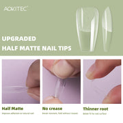 BALLRAIN NAIL TIP KIT WITH MANICURE TOOLS