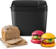 Panasonic SD-R2530 Panificadora Automática con Dispensador, 850 W, Sensor de Temperatura, Temporizador Digital 13H, 30 Programas, Negro