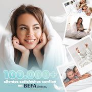 BEFA NATUR Duvet made in Germany, 240 x 220 cm, 60% down and 40% feathers, winter duvet, suitable for allergy sufferers (nomite), Oeko-Tex 100 Class 1, standard EN 12934, Downpass