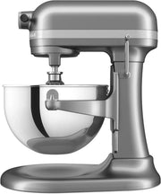 KitchenAid Batidora Amasadora Bowl-Lift 5.2L Heavy Duty, Cuerpo y Engranajes Metálicos, 11 Velocidades, Flex Edge, 67 Puntos de Contacto, Contour Silver