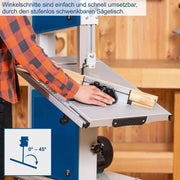 Sierra de cinta vertical HBS400 Scheppach - 230V 50Hz 740W - 175mm marca CEVIK