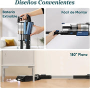 Levoit LVAC300 Aspiradora sin Cable para Mascota, Mini Cepillo Turbo, HEPA