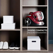 Rowenta Compact Power XXL - Aspiradora sin bolsa, motor bajo consumo, 900 W, filtración ciclónica avanzada de 3 niveles, depósito de suciedad extragrande de 2,5 L, compacta, kit clásico, RO4B23