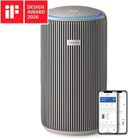 Philips 3200 Purificador de Aire HEPA, 130 m², Ultrasilencioso 15dB*, Gris