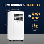 2025 Newair® Aire Acondicionado Portátil Compacto – 10 000 BTU