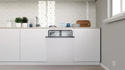 Balay 3VF5012NP Integrated Dishwasher, 60 cm, Extra-Quiet Motor, Automatic Program, Grey