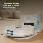 Cecotec Robot Aspirador con IA y Base Autovaciado de 3L Conga Y90 Pearl