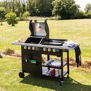 Barbacoa De Gas Vesuvio Duo - 3 Quemadores + Plancha 3 Quemadores