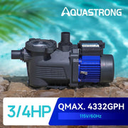 2025 PSP066-LV Bomba de piscina de 3/4 HP de velocidad única