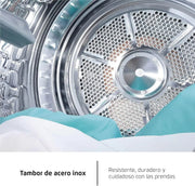 Corberó - Secadora de Evacuación | CSM320W | 3 Kgs | Secado Rápido 45 Min | Display LED | 5 Programas | Apertura 180º | 65dB | Blanco