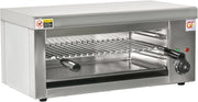 Salamandra Profesional Eléctrica 2000 W – Acero Inoxidable 18/10 – Temporizador 30 min – 50-300 °C – Uso Industrial Hostelería