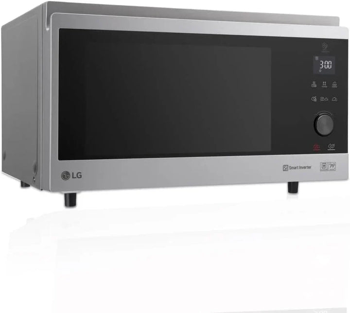 LG MJ3965BPS – Microwave Oven, 4 in 1, with Digital Display, 39 Litres and 1100 W, Smart Inverter and EasyClean Function, Faster Cooking, Keeps Flavor, Black
