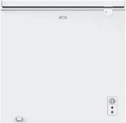 VOK Congelador Horizontal 194 L Ancho 81,8 cm - Función Dual, Congelación Rápida, Luz LED, Bloqueo de Seguridad, Autonomía de 23 h, Blanco