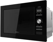 Cecotec GrandHeat 2590 Built-In Black Digital Built-in Microwave, 900 W, Built-in, 25 Liters, Touch, Grill 1000 W, 8 Preset Functions, Timer