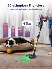 Ultenic Aspiradora sin Cable 55Kpa/55Min con Cepillo Antienredos Mejorado