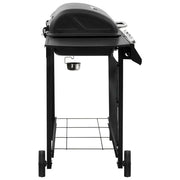 Barbacoa de gas con 4 fogones negra V0202