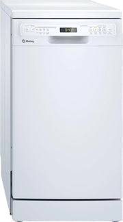Balay - Lavajillas, Libre instalación, 45 cm de ancho, Motor ExtraSilencio, Home Connect, Display LED, Blanco, 3VN4030BA