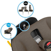 Maxi-Cosi Emerald 360 Pro Silla de Coche -Trufa auténtica