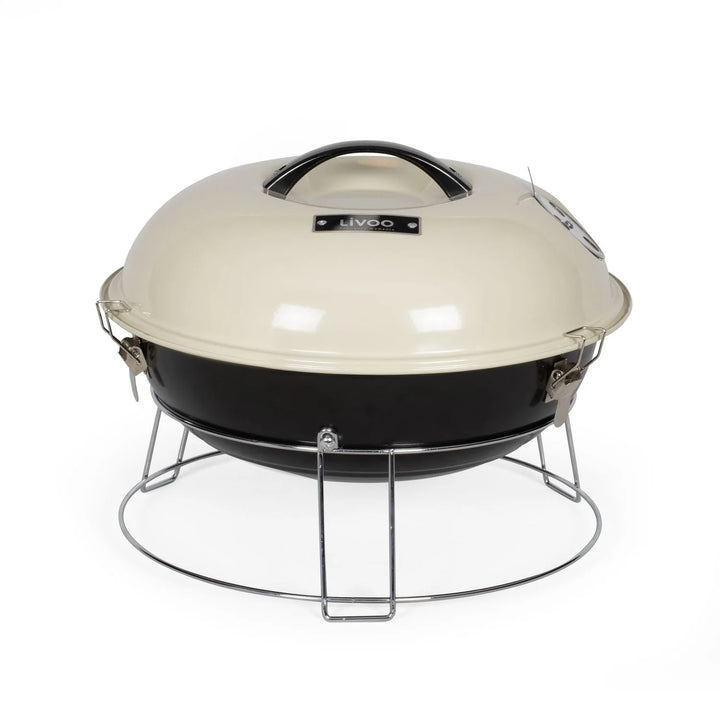 Livoo Barbacoa De Carbón 38cm Beige - Doc301