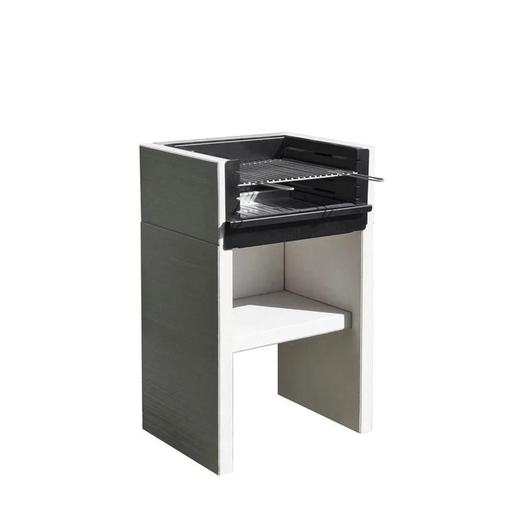 Barbacoa De Hormigón Venit Flex Carbon Y Leña