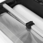 CASO GourmetVAC480 - Envasadora al vacío doméstica - Potente capacidad de vacío de 20 L/min - Integra caja de almacenamiento de film y cortadora plegable - Función de memoria - plateado