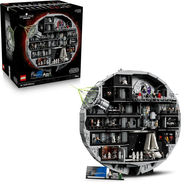 Star Wars 75419 Estrella de la Muerte - Maqueta para Adultos Interactiva UCS con 36 Minifiguras Inc. Luke Skywalker, Han Solo y Darth Vader - Regalo de Colección para Hombres y Mujeres Fans